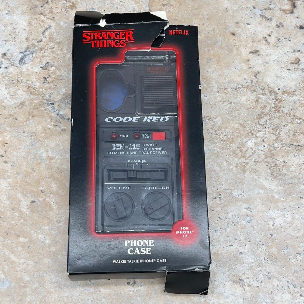 Stranger Things Walkie Talkie Phone Case - iPhone 17 *New Open Box